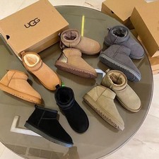 NEW UG Classic Ultra Mini Boot Shoes Women Chestnut Winter Warm Shoes Size Hot