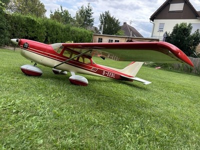 Wega Sunshine Cessna RC Großmodell + O.S. Engine FT-240 Super Gemini Boxer