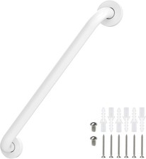 16 Inch Grab Bars for Bathtubs and Showers White, Safety Shower Grab Bars for Se