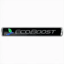 Ford Performance Parts EcoBoost Emblems/Badges-Black And Silver-Pair