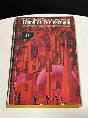 DANIEL F. GALOUYE Lords of the Psychon 1963 US Bantam Books - vintage Sci-Fi, SF