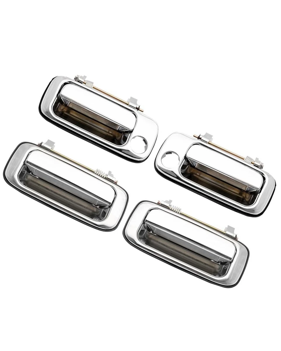 Juego De 2 Manijas Traseras Cromadas Para Toyota Land Cruiser 91-97 – Metal Resistente, ¡sin Chapa!