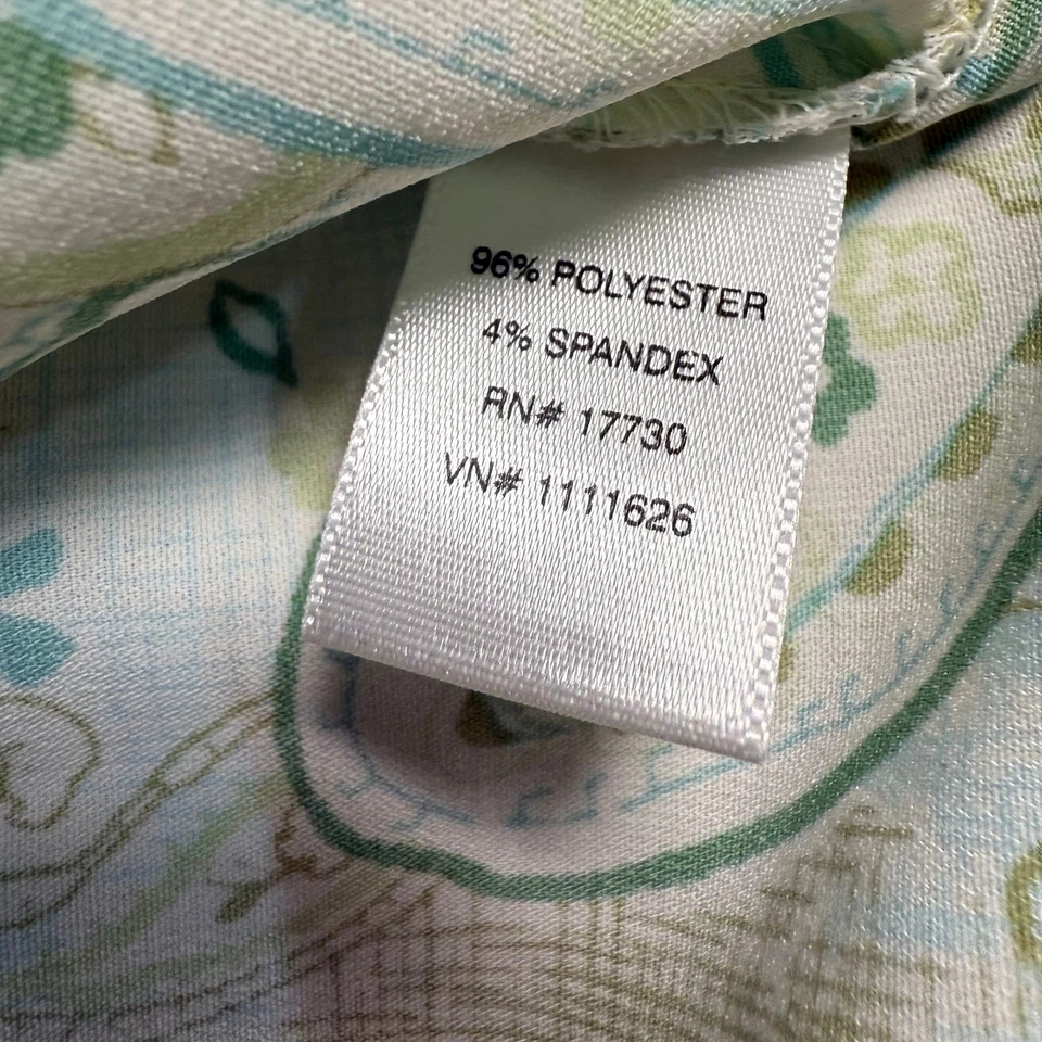 Merona Multicolor Paisley Button-Up Sleeveless Blouse size 16w - Image 3 of 4