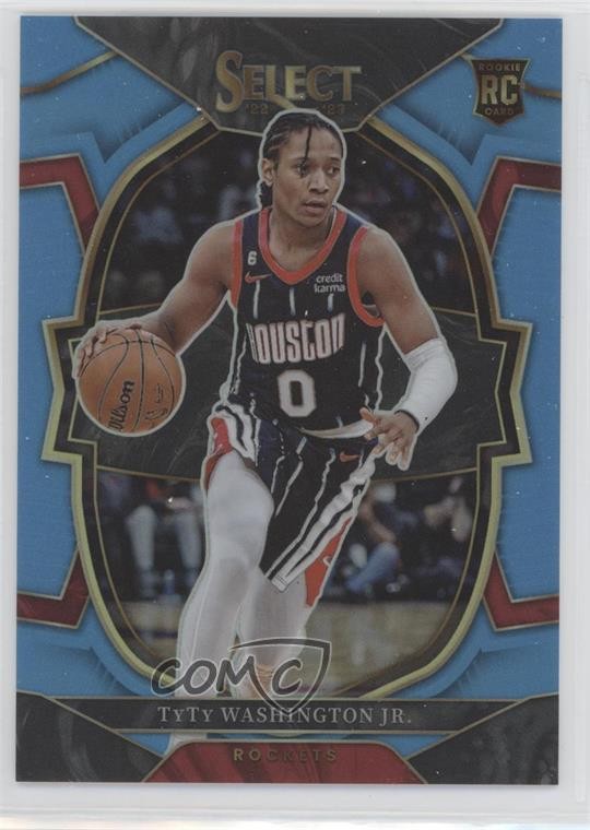 2022 Select Concourse Light Blue Prizm 173/299 TyTy Washington Jr Rookie RC 11es