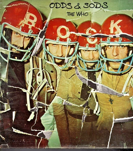 THE WHO on LP  " ODDS & SODS  " rock hard rock