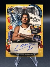 Chris Cenac Jr. 2025 Topps Chrome McDonald’s Billboard Ink BI-CC GOLD Auto 19/50