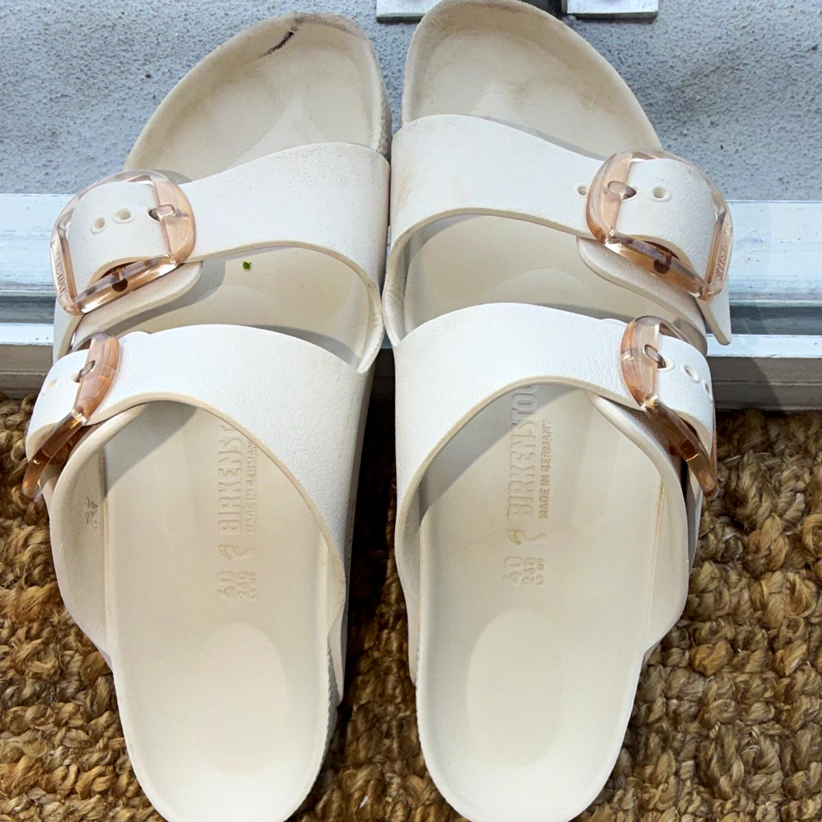 Birkenstock Arizona White Sandals for Women for sale | eBay