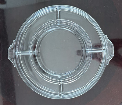 Duncan Miller Terrence Clear Divided Vegetables Bowl