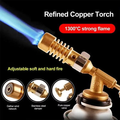 #ad Portable Gas Welding Torch Brass Blowtorch for Plumbing Soldering $5.89