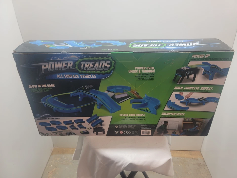  Power Treads All-Surface Toy Vehicles Epic Course  Pack 30 + Pieces new in box - Image 3 of 4
