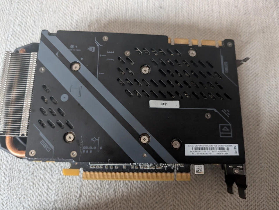 ZOTAC GeForce GTX 1080 Mini 8GB GDDR5X Graphic Card ZT-P10800H-10P - Image 4 of 4