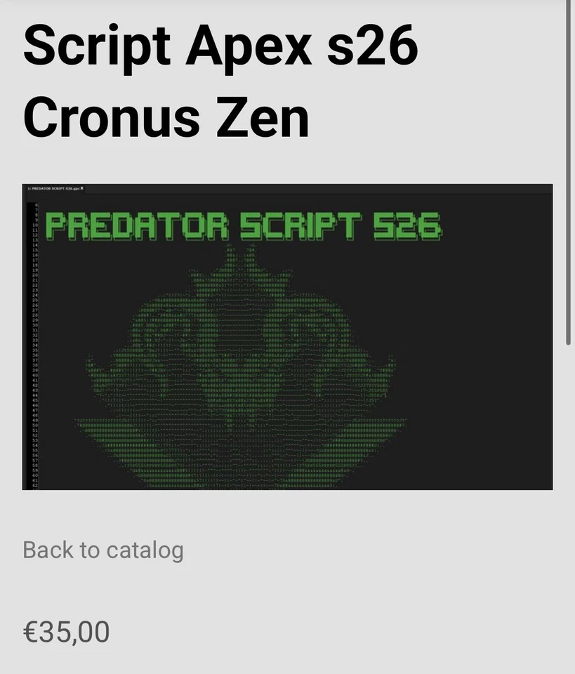 Apex legends Cronus Zen Script |No Recoil Script| *Check Description* - Image 2 of 4