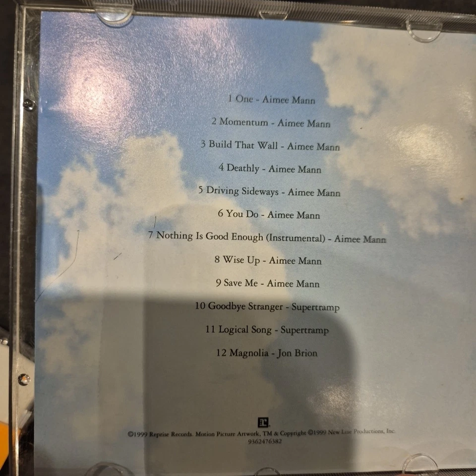 MAGNOLIA CD AIMEE MANN ORIGINAL MOTION PICTURE SOUNDTRACK MUSIC SCORE ALBUM - Image 4 of 4