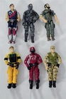 S-822 VINTAGE 1980'S HASBRO GI JOE FIGURES CRIMSON GUARD FIREFLY REPEATER ETC