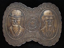 OF09138 VINTAGE 1970s BUTCH CASSIDY SUNDANCE KID WILD BUNCH OLD WEST BUCKLE