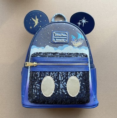 Loungefly Disney Mickey Mouse Hauptattraktion Peter Pan Rucksack - Brandneu