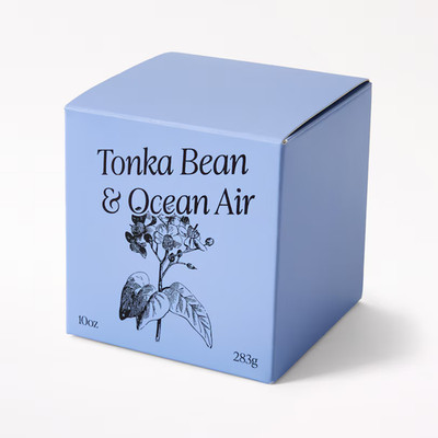 IDG Scents Tonka Bean and Ocean Air Candle 10oz Tonka Bean & Ocean Air