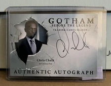 Chris Chalk Cryptozoic Gotham Auto #CC