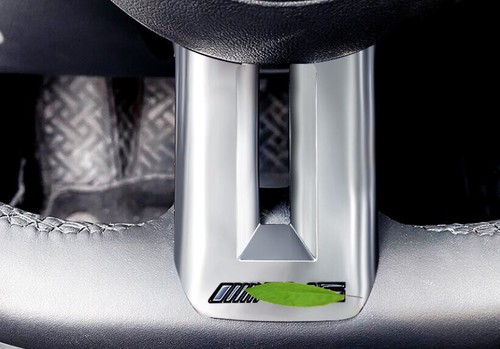 For Benz EQE EQS 2022-2023 Matte Silver Inner Steering Wheel U-Type Cover Trim - Picture 2 of 7