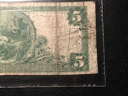 National bank note BrownsvillePA PMG15 fine damage internal tear - Picture 5 of 6