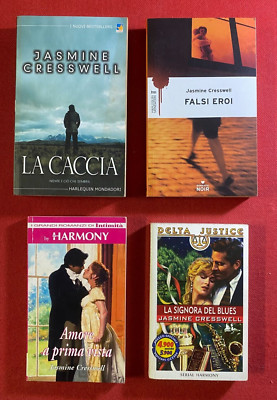 Jasmine Cresswell Lot 4 Bücher Harmony FAKE HELDEN + JAGD + LIEBE + BLUES