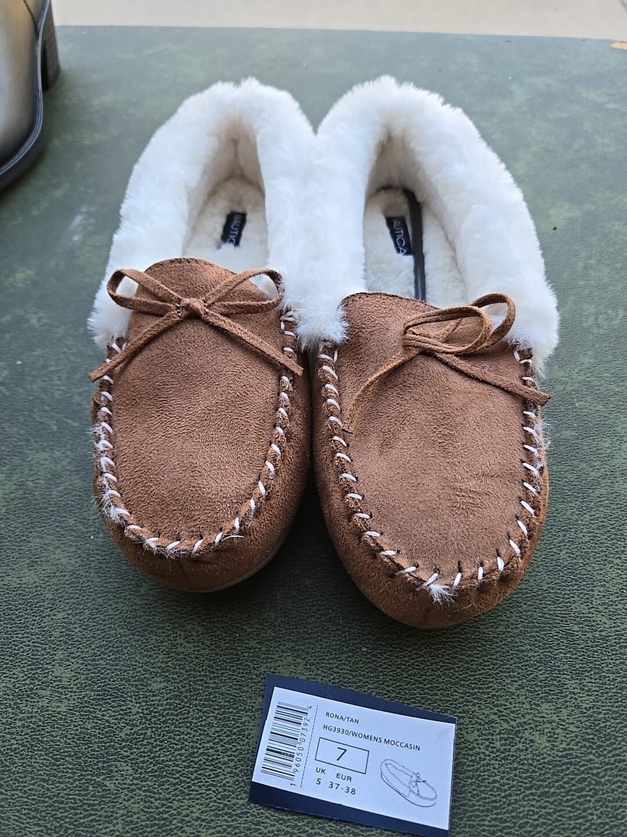 Leather Nautica Slippers Nautica Slippers Womens Moccasins Flats