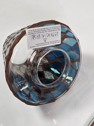 Yankee Candle Shade 80mmx88mm And Tray 30mmx120mm Autumn Mosaic BNIB - Picture 6 of 9