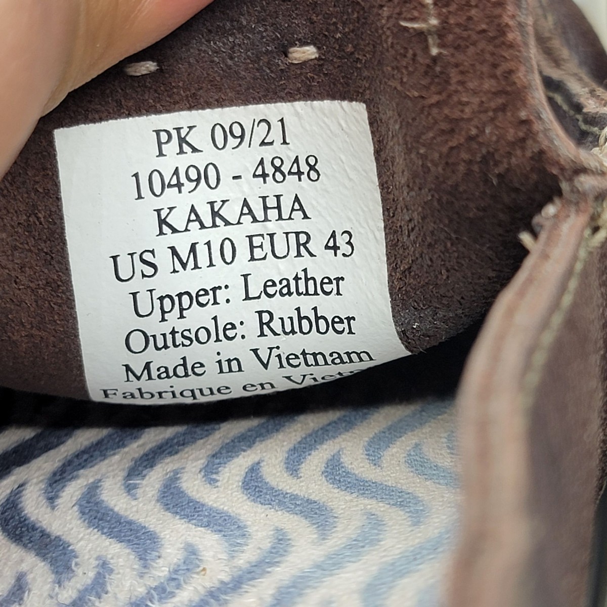 Olukai Kakaha Mens 10 Brown Leather Slip On Shoes Casual Comfort 10490-4848 Kākaha Nia Men main image 2
