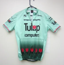Tulip Computers Koga Miyata, Cycling Shirt by Giordana, Sz XL-5-52 Made in Italy