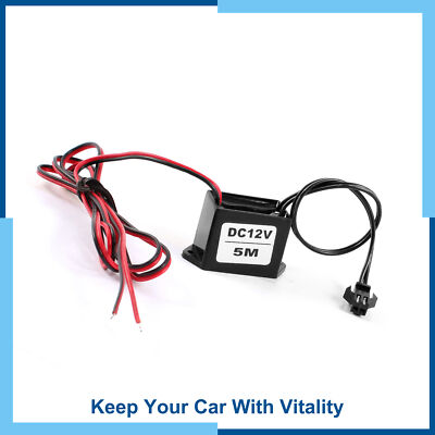 Universal Pack (1) Cable DC 12V EL Wire Neon Glow Strip Light Driver Unit