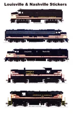 Louisville & Nashville Classic Diesels individual Stickers Andy Fletcher