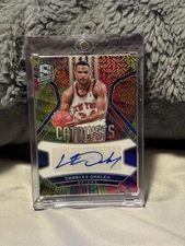 2023-24 Panini Spectra Catalysts Signatures Meta Prizm /25 Charles Oakley Auto