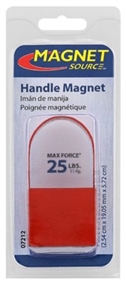 Magnet Source 1 in. L X .75 in. W Red Ceramic Handle Magnet 25 lb. pull 1 pc