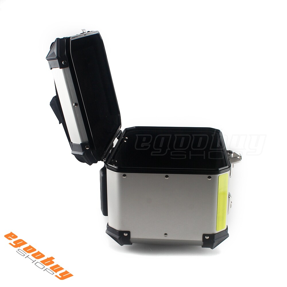 Aluminum Motorcycle Top Case Box Rear Luggage Storage Box