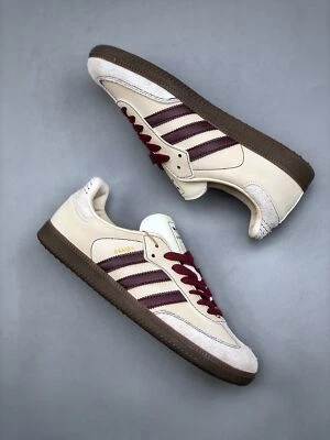 adidas originals Samba OG Wonder White Maroon Women's IG1987 | eBay