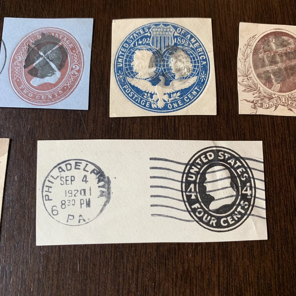 SCARCE US CUT SQUARES LOT, 10 DIFFERENT CORNERS. GREAT COLLECTION - Image 2 of 4