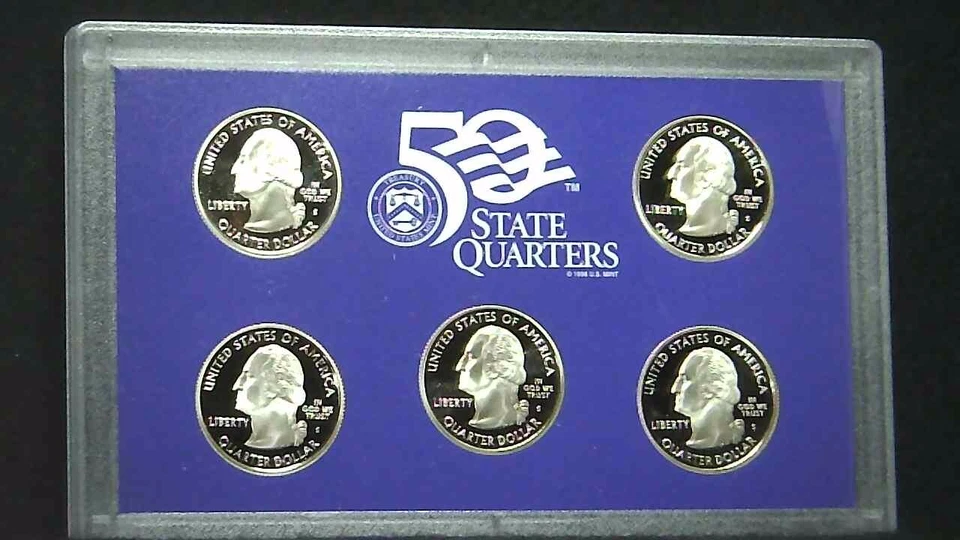2008-S US Proof State Quarter Mint Set 5 Coins GDC Proof CN CLAD 21loct1002-5 - Image 4 of 4