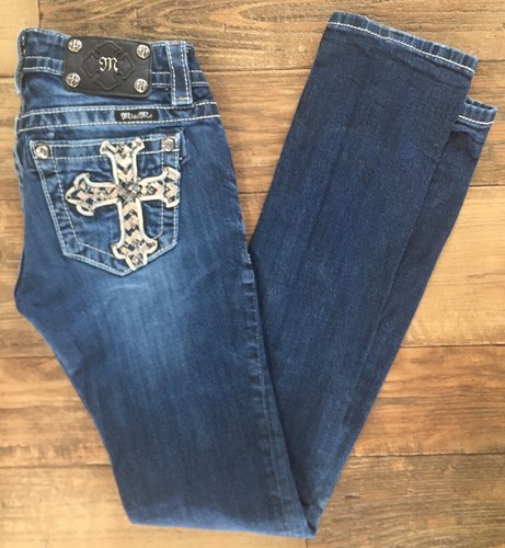 Miss Me Signature Rise Straight Denim 