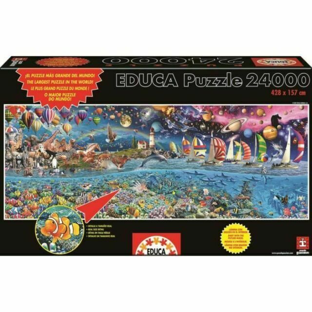  Educa Borras Life, The Greatest 24,000 Piece Puzzle : Toys &  Games