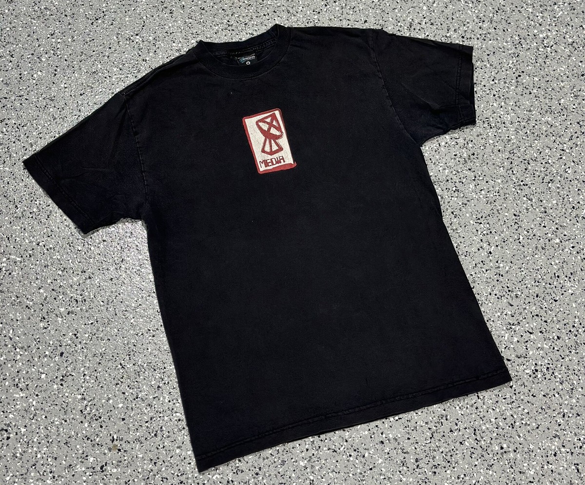 Vintage Time4 Media Transworld Magazine Skateboard Black T Shirt 