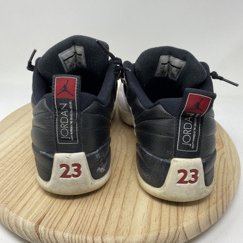 Air Jordan 12 Retro niedrige ""Playoffs"" Herren Größe 10 schwarz/weiß 308317-004 - Bild 4 von 9