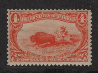 287 VF original gum mint never hinged with nice color cv $ 325