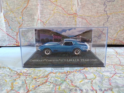 1968 Chevrolet Corvette L88 AIR TEAM American Cars 1/43 IXO for Altaya