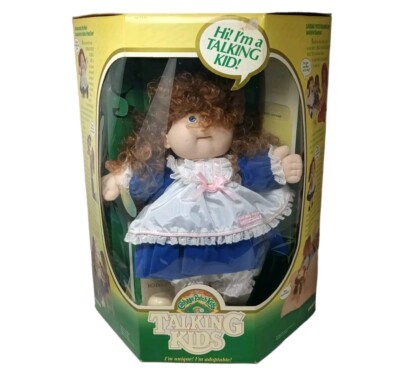 Vintage Cabbage Patch Talking Kids Doll 1987 Coleco New In Box RARE