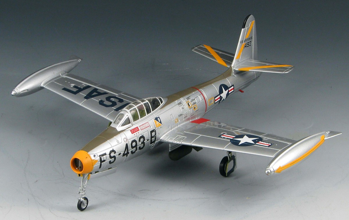 自衛隊✨激レア✨マスダヤ、スカイポケッター、スカイウィング✨ダイキャスト4点❗ Skymax SM6001 Republic F-84E THUNDERJET, 27th FEW, Misawa AB