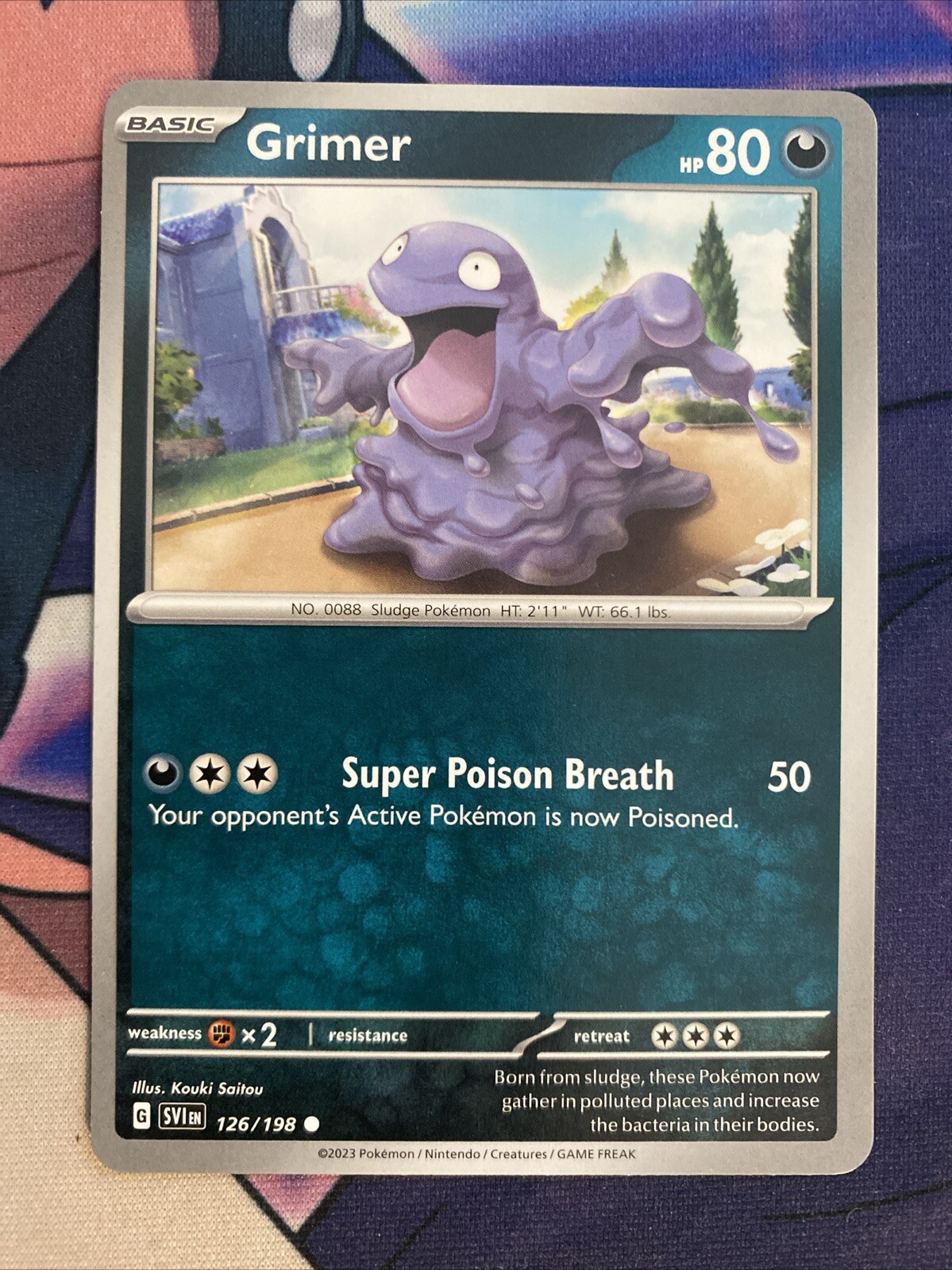Pokemon TCG Scarlet & Violet Base Grimer 126/198