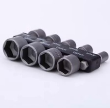 Socket Set Sleeve For Drill / 9 Piece / 5mm-13mm Hex Kit