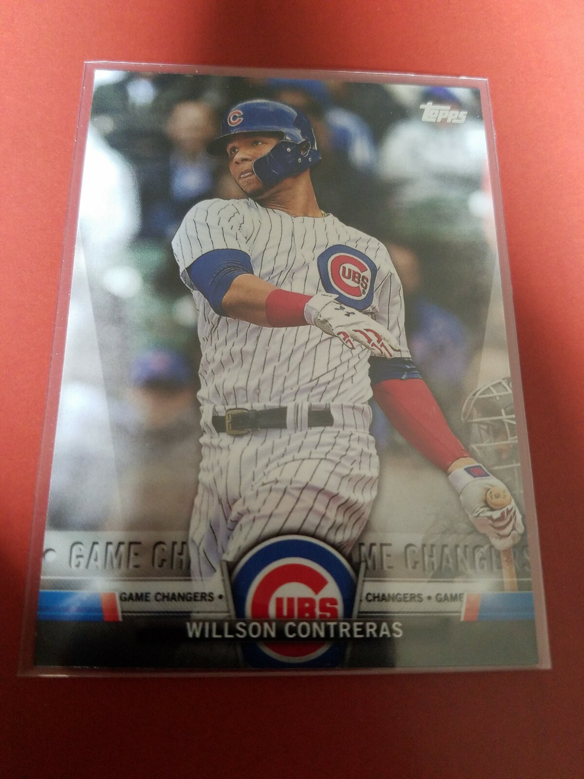 WILLSON CONTRERAS - 2018 Topps Update SALUTE Insert #S-45 - CHICAGO CUBS