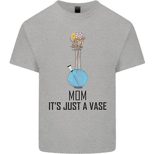 Just a Vase Funny Bong Weed Cannabis Drugs Mens Cotton T-Shirt Tee Top - Picture 22 of 26