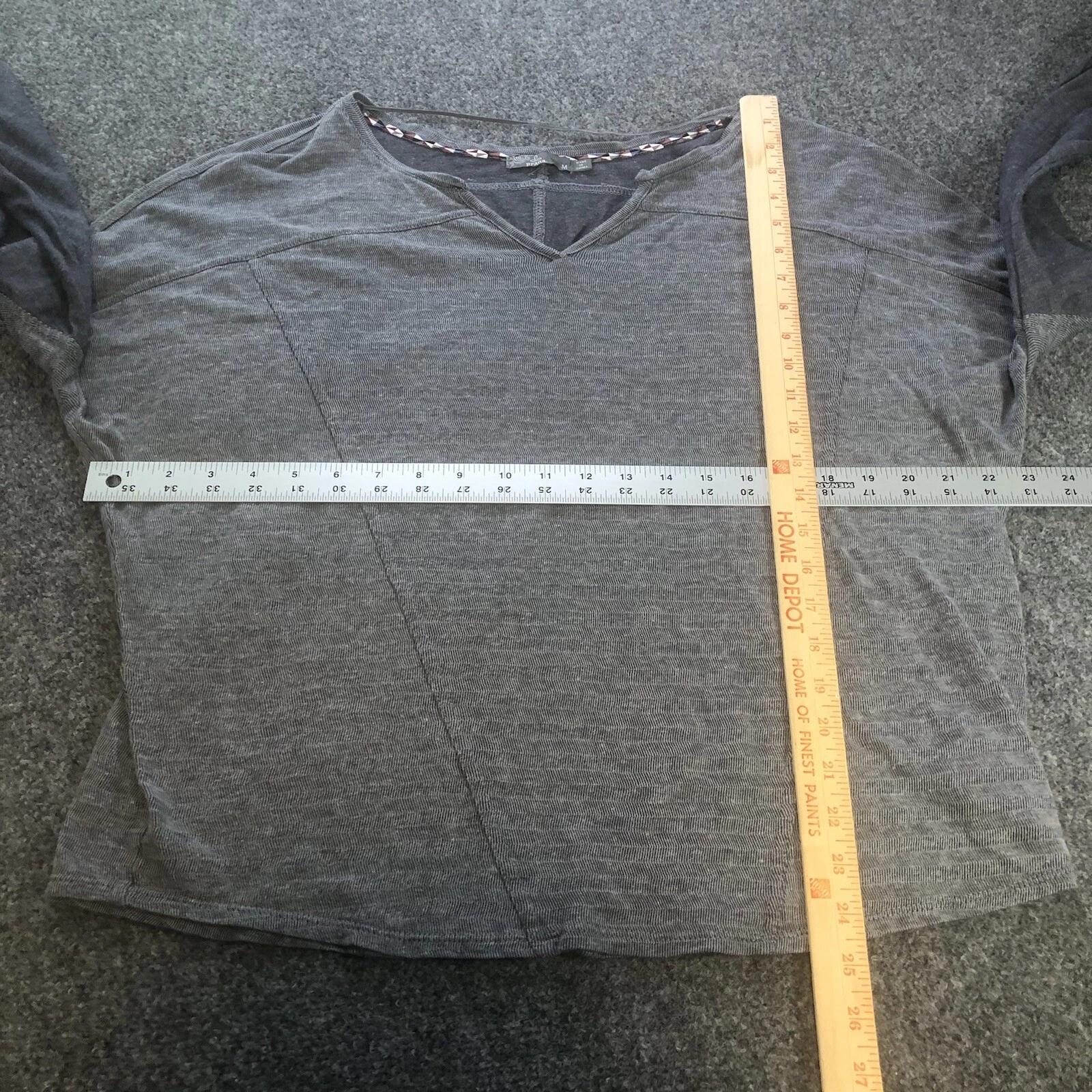 prana gladis top organic cotton hemp raglan sleeve v neck knit shirt